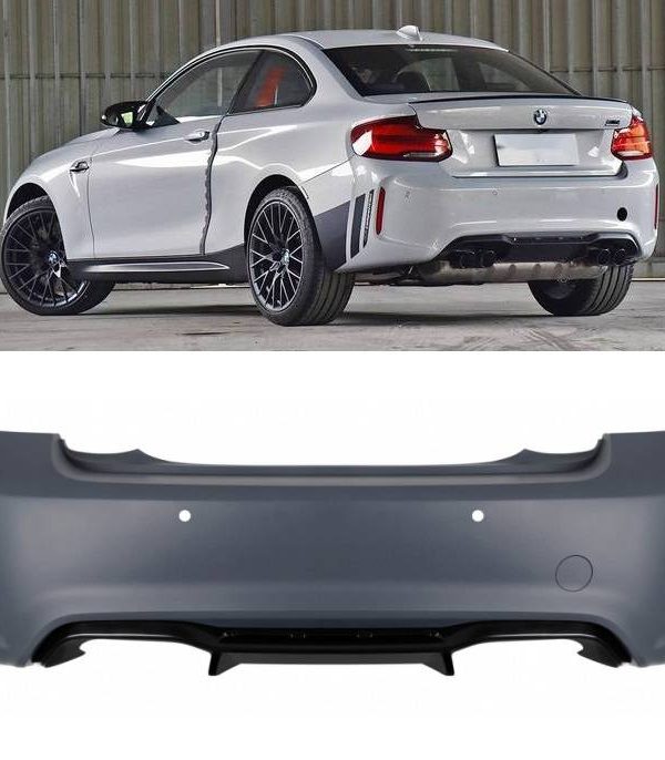 Kimpiris - Πισινός Προφυλακτήρας Για Bmw 2 F22 Coupe F23 Cabrio (2014-2017) M2 Competition Look From Abs Plastic