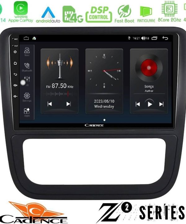 Kimpiris - Cadence Z2 Series 8Core Android14 4+64GB VW Scirocco 2008-2014 Navigation Multimedia Tablet 9" Με Carplay & Android Auto