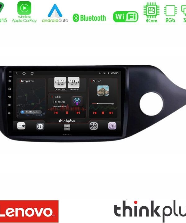 Kimpiris - Lenovo Thinkplus Series 4Core Android15 2+32GB Kia Cee’d/ProCeed 2013-2017 RHD Navigation Multimedia Tablet 9" Με Carplay & Android Auto