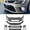 Kimpiris - Μπροστινός Προφυλακτήρας Για VW Polo 6R (2009-2017) WRC Look Με Μάσκα & Led Προβολείς