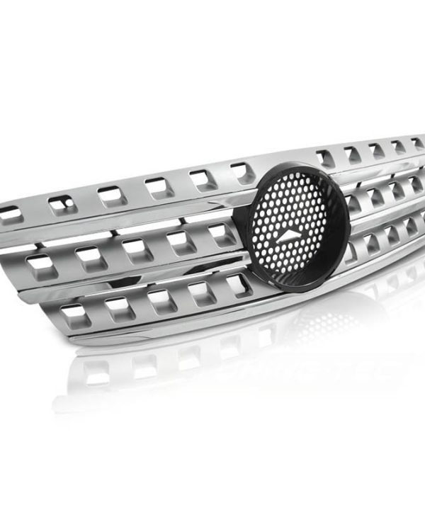 Kimpiris - Μάσκα Για Mercedes-Benz ML-Class W163 98-05 Look W164 Ασημί/Χρώμιο 1 Τεμάχιο