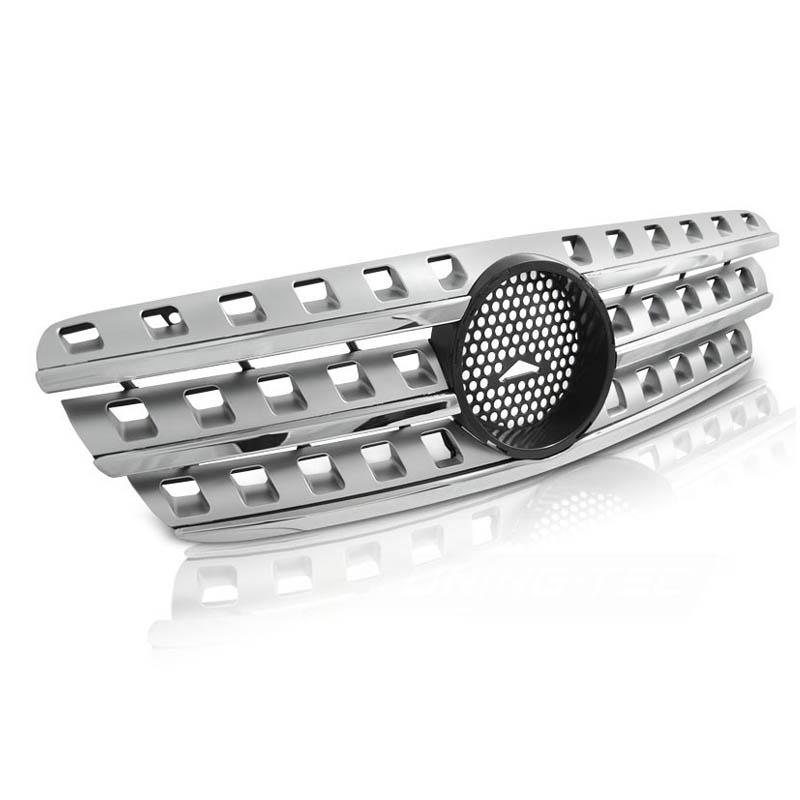 Kimpiris - Μάσκα Για Mercedes-Benz ML-Class W163 98-05 Look W164 Ασημί/Χρώμιο 1 Τεμάχιο