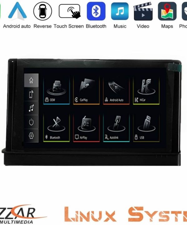 Kimpiris - Bizzar Audi A3 8V 2013-2020 Linux Apple CarPlay | Android Auto screen 7" HD