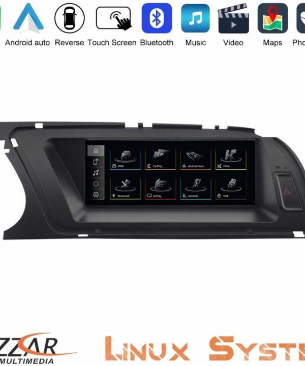 Kimpiris - Bizzar Audi A4 (B8.5) 2013-2015 (με MMI3G) Linux Apple CarPlay | Android Auto screen 8.8" HD