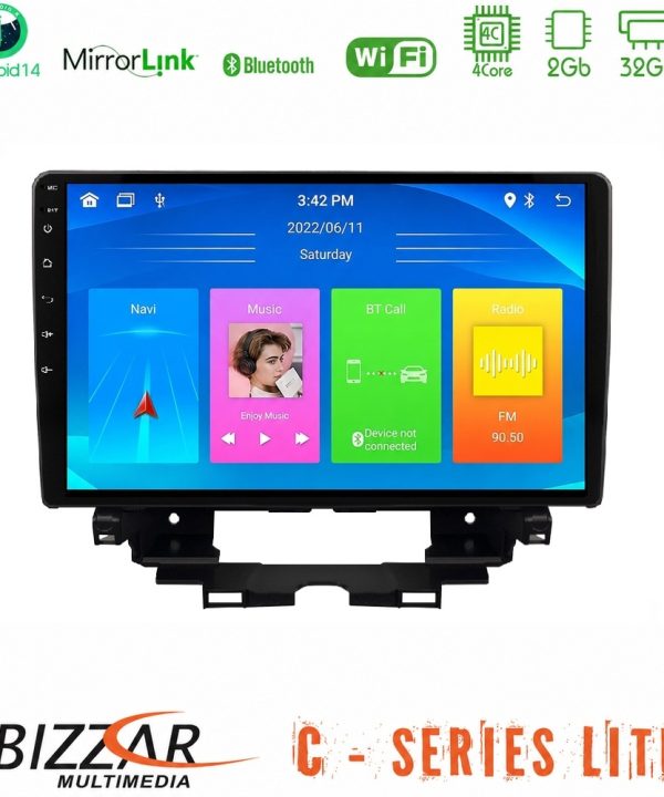 Kimpiris - Bizzar C Series Lite 4Core Android14 2+32GB  Renault Kangoo / Nissan Townstar Navigation Multimedia Tablet 10"