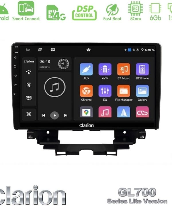 Kimpiris - Clarion GL700 Lite Series 8Core Android ClarionOS 6+128GB Renault Kangoo / Nissan Townstar Navigation Multimedia Tablet 10" Με Carplay & Android Auto