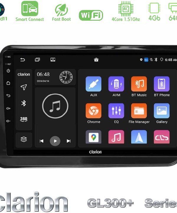 Kimpiris - Clarion GL300+ Series 4Core Android11 4+64GB Nissan Note 2021-2026 RHD Navigation Multimedia Tablet 10"