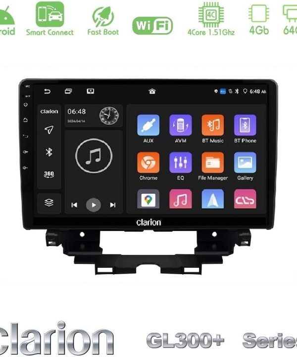 Kimpiris - Clarion GL300+ Series 4Core Android ClarionOS 4+64GB  Renault Kangoo / Nissan Townstar Navigation Multimedia Tablet 10"