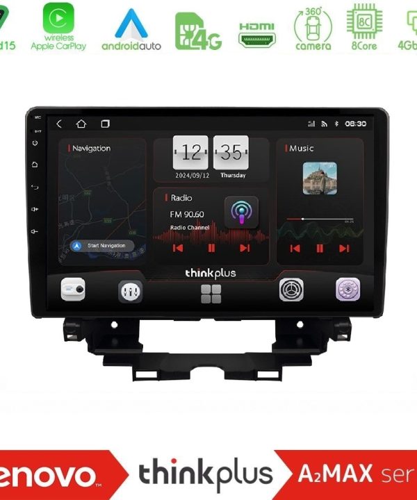 Kimpiris - Lenovo Thinkplus A2MAX Series 8Core Android15 4+64GB  Renault Kangoo / Nissan Townstar Navigation Multimedia Tablet 10"