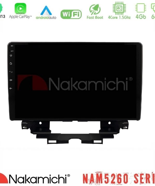 Kimpiris - Nakamichi NAM5260 Series 4Core Android13 4+64GB Renault Kangoo / Nissan Townstar Navigation Multimedia Tablet 10" Με Carplay & Android Auto
