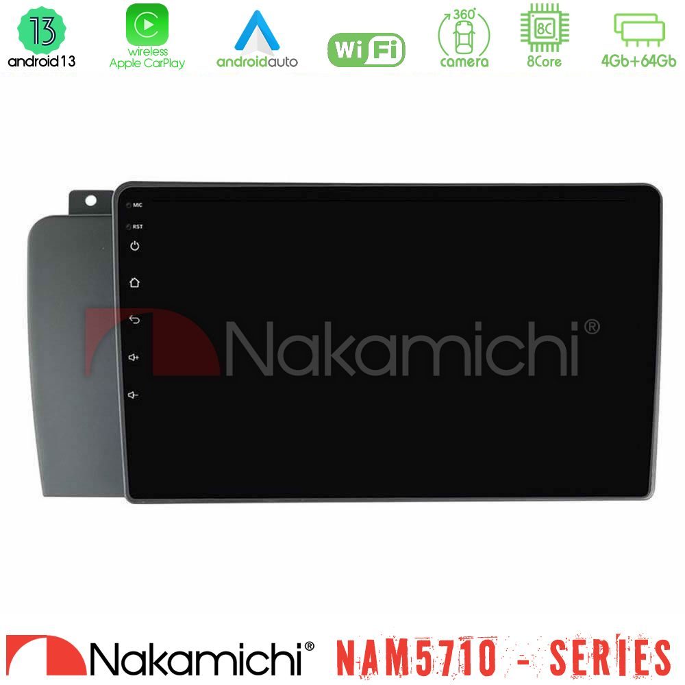 Kimpiris - Nakamichi NAM5710 Series 8Core Android13 4+64GB Volvo S60 2004-2009 Navigation Multimedia Tablet 9"