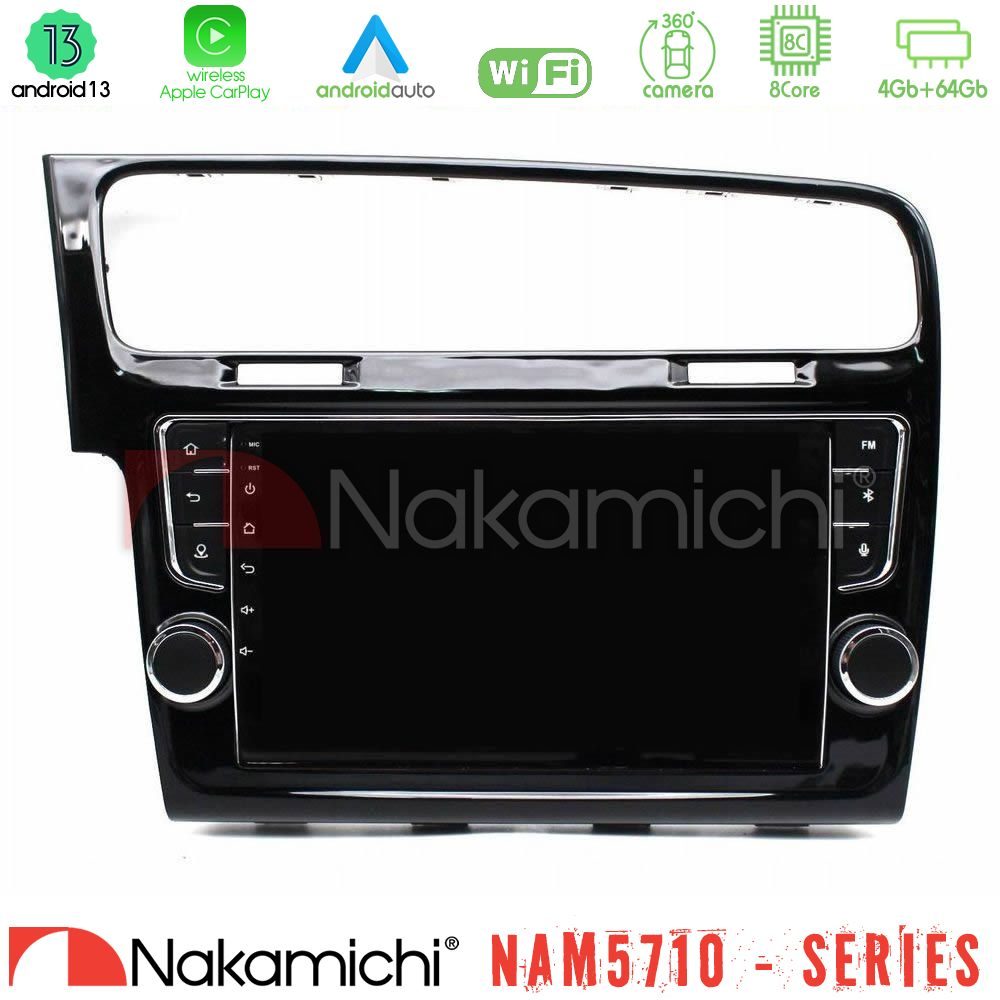 Kimpiris - Nakamichi NAM5710 Series 8Core Android13 4+64GB VW GOLF 7 Navigation Multimedia Tablet 9" (OEM Look)