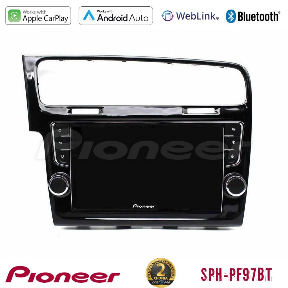 Kimpiris - Pioneer SPH-PF97BT Series VW GOLF 7 Multimedia Station 9" (Tablet Style) Με Carplay & Android Auto (OEM Look)