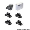 Kimpiris - Πόδια / Άκρα Για Μπάρες Οροφής CRUZ Optiplus Fix 936-073 Για Kia EV4 2025+ Σετ 4 Τεμάχια