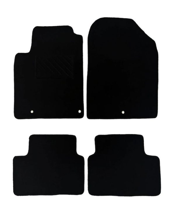 Kimpiris - Πατάκια Αυτοκινήτου Μοκέτα Για Hyundai i30 2017- Black 4 Pieces