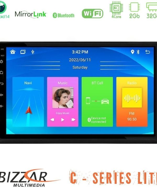 Kimpiris - Bizzar C Series Lite 4Core Android14 2+32GB  Honda WR-V 2024-> Navigation Multimedia Tablet 10"