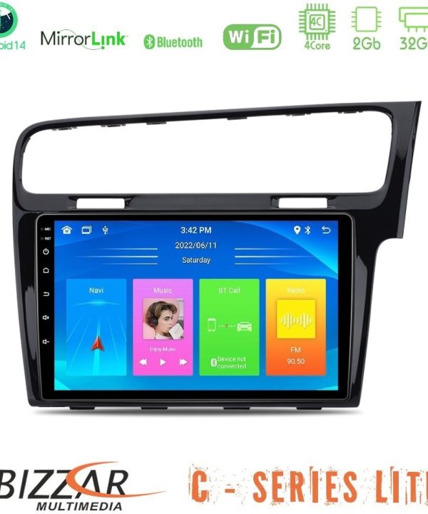 Kimpiris - Bizzar C Series Lite 4Core Android14 2+32GB  VW GOLF 7 RHD Navigation Multimedia Tablet 10" (Αντιγραφή)