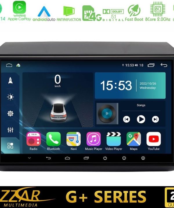Kimpiris - Bizzar G+ Series Fiat Ducato/Citroen Jumper/Peugeot 8core Android14 6+128GB Navigation Multimedia Tablet 9"