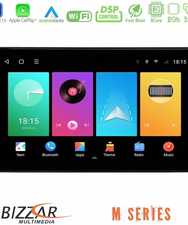 Kimpiris - Bizzar M Series 8Core Android16 2+32GB  Alfa Romeo Giulietta 2014-2021 Navigation Multimedia Tablet 10"