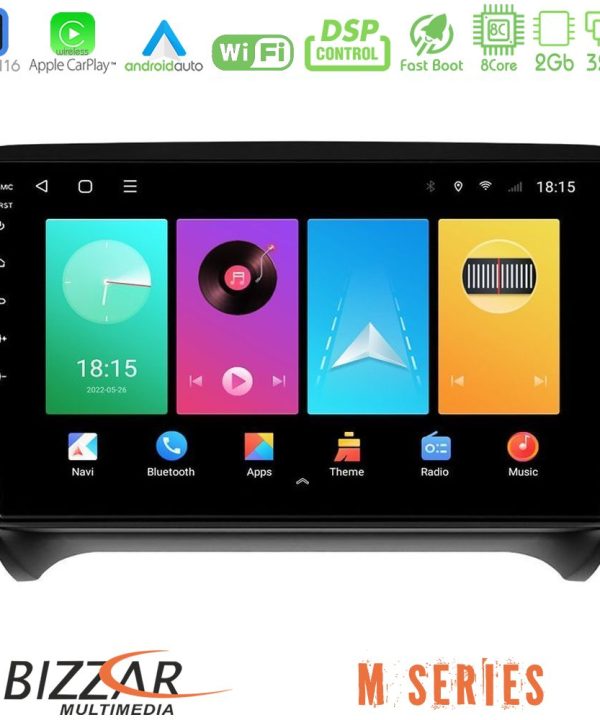 Kimpiris - Bizzar M Series 8Core Android16 2+32GB  Audi TT B7 Navigation Multimedia Tablet 9"