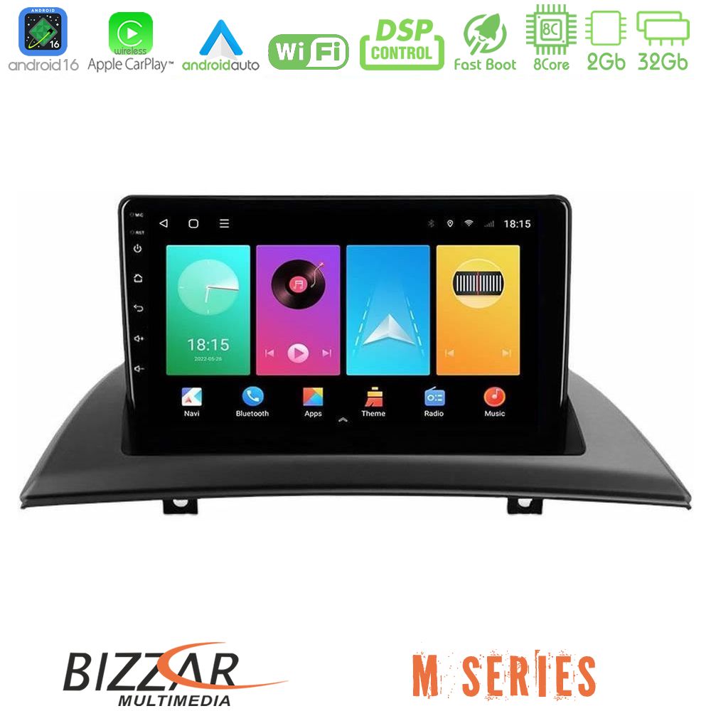 Kimpiris - Bizzar M Series 8Core Android16 2+32GB BMW E83 Navigation Multimedia Tablet 9"