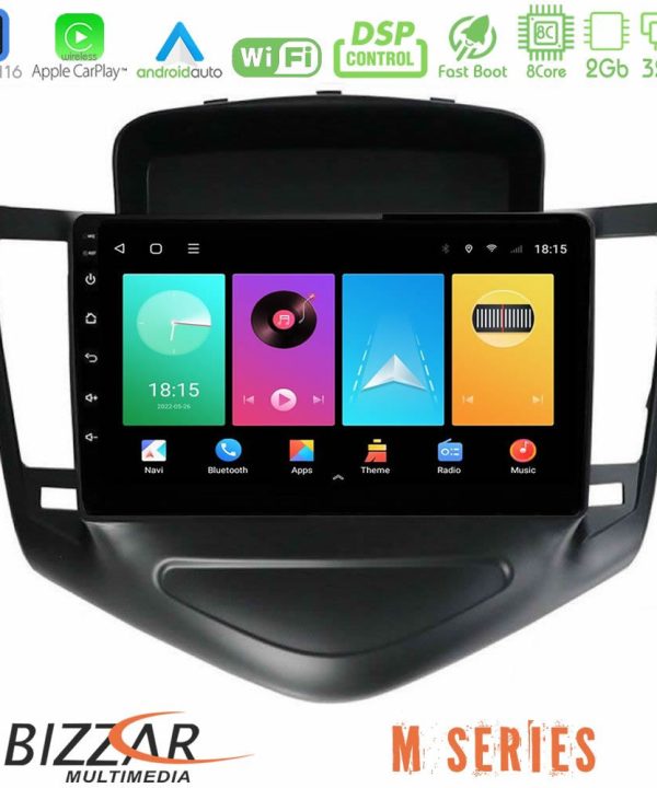 Kimpiris - Bizzar M Series 8Core Android16 2+32GB     Chevrolet Cruze 2009-2012 Navigation Multimedia Tablet 9"    (Μαύρο)