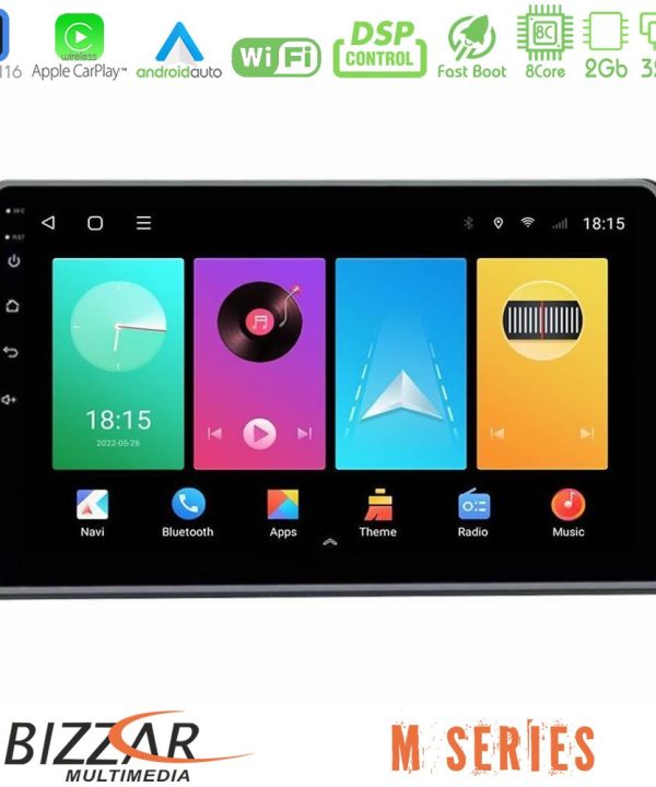 Kimpiris - Bizzar M Series 8Core Android16 2+32GB  Dacia Duster 2022-> Navigation Multimedia Tablet 9"