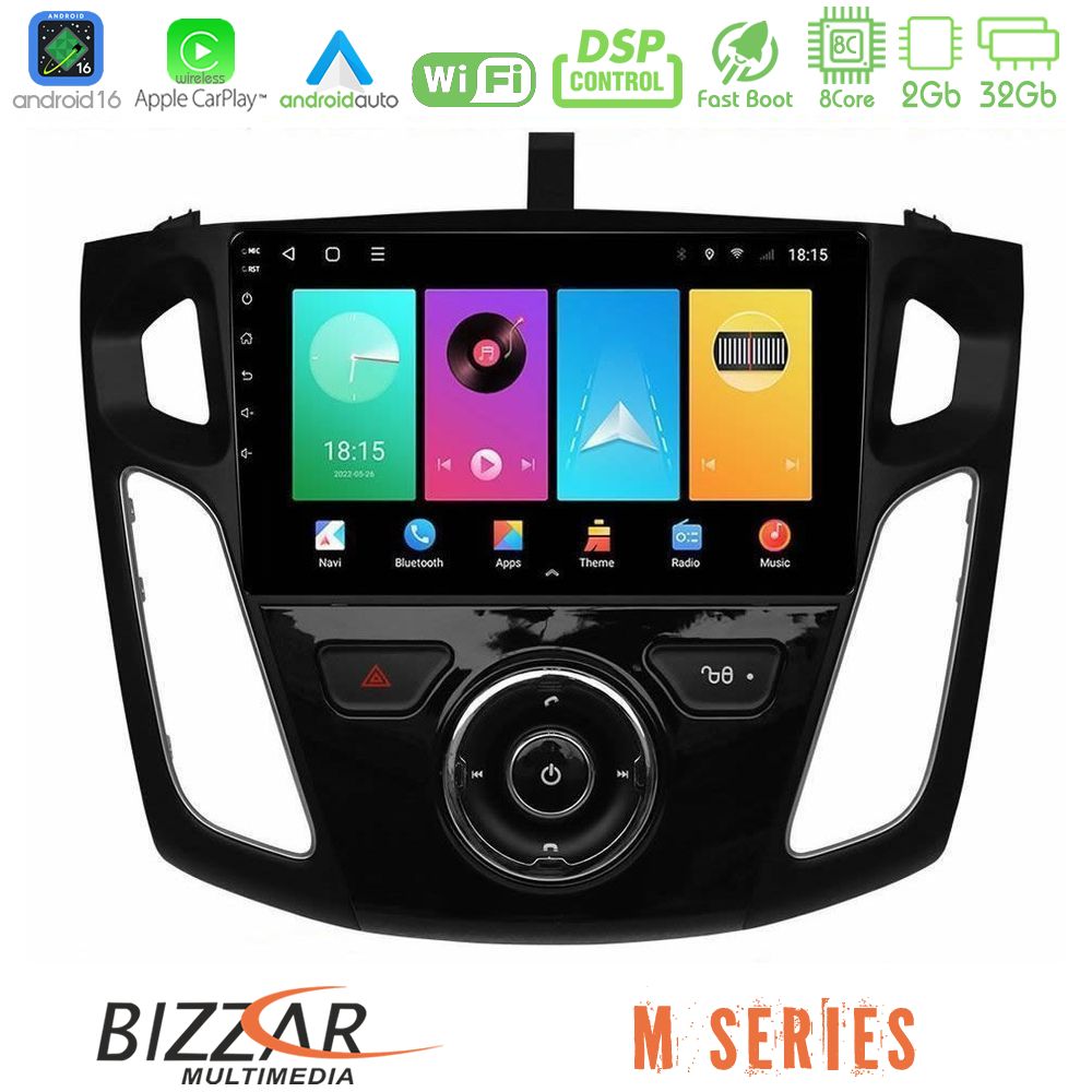 Kimpiris - Bizzar M Series 8Core Android16 2+32GB Ford Focus 2012-2018 Navigation Multimedia Tablet 9"