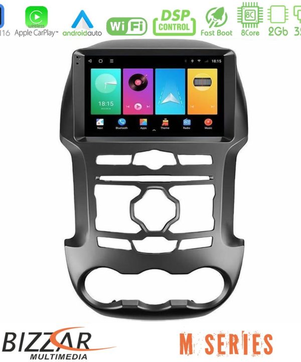 Kimpiris - Bizzar M Series 8Core Android16 2+32GB  Ford Ranger 2012-2016 Navigation Multimedia Tablet 9"