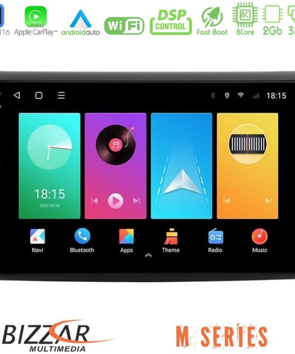 Kimpiris - Bizzar M Series 8Core Android16 2+32GB  Fiat Bravo Navigation Multimedia Tablet 9"