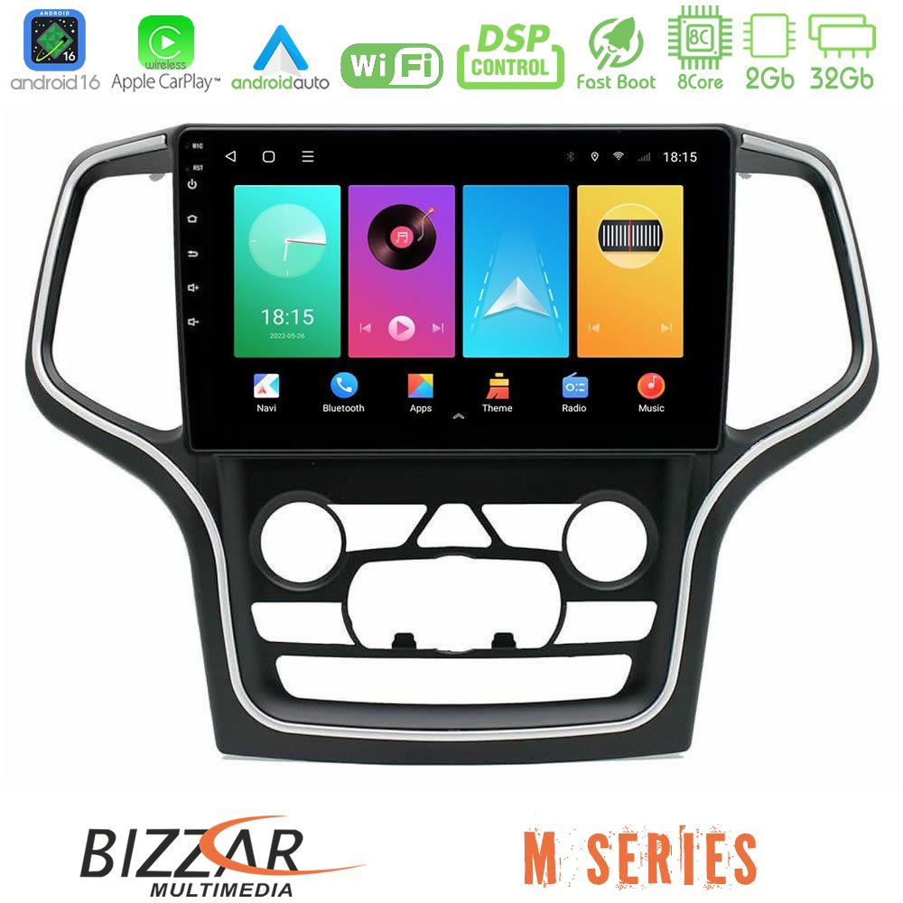Kimpiris - Bizzar M Series 8Core Android16 2+32GB Jeep Grand Cherokee 2014-2020 Navigation Multimedia Tablet 10"