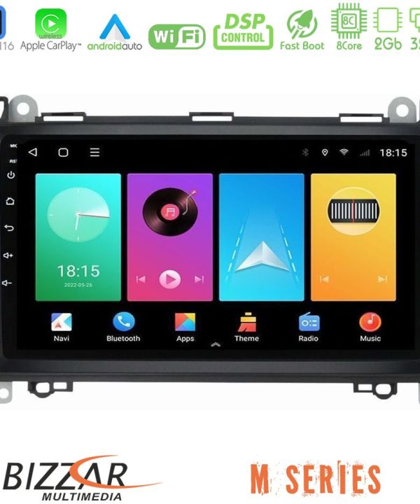 Kimpiris - Bizzar M Series 8Core Android16 2+32GB  Mercedes A/B/Vito/Sprinter Class Navigation Multimedia Tablet 9"