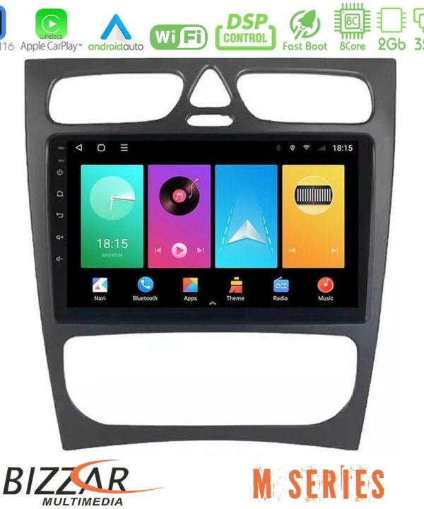 Kimpiris - Bizzar M Series 8Core Android16 2+32GB  Mercedes C Class (W203) Navigation Multimedia Tablet 9"