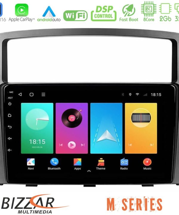 Kimpiris - Bizzar M Series 8Core Android16 2+32GB  Mitsubishi Pajero 2008-2009 Navigation Multimedia Tablet 9"