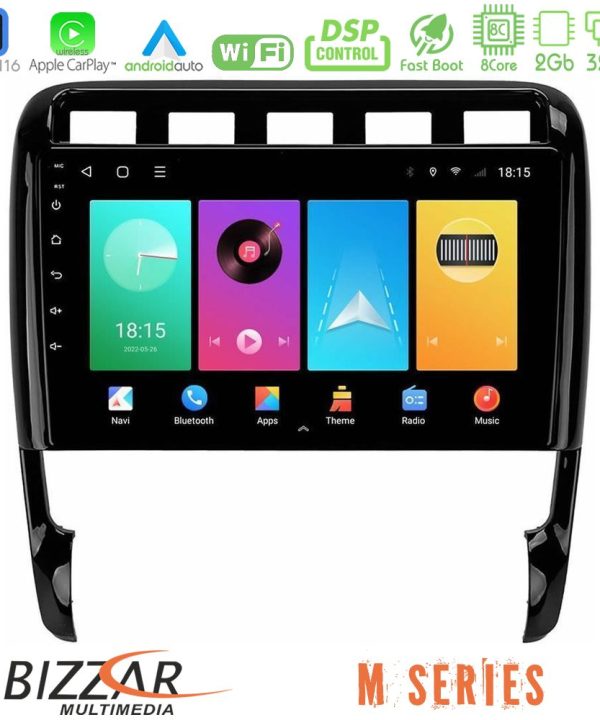 Kimpiris - Bizzar M Series 8Core Android16 2+32GB  Porsche Cayenne 2003-2010 Navigation Multimedia Tablet 9"
