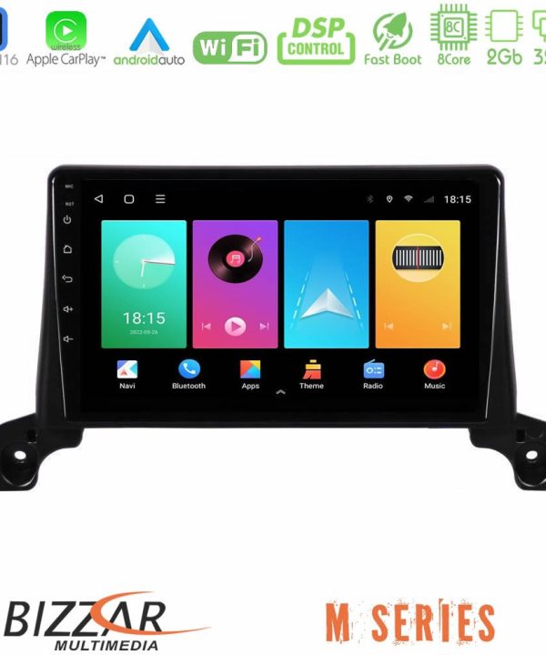 Kimpiris - Bizzar M Series 8Core Android16 2+32GB  Peugeot 3008/5008 2017-2023 Navigation Multimedia Tablet 9"