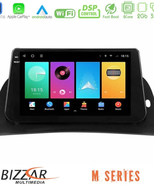 Kimpiris - Bizzar M Series 8Core Android16 2+32GB  Renault Kangoo 2014-2018 Navigation Multimedia Tablet 9"