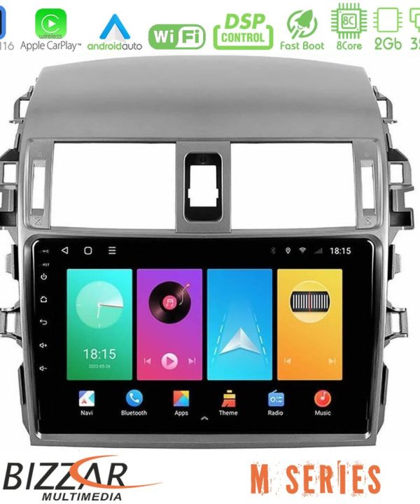 Kimpiris - Bizzar M Series 8Core Android16 2+32GB  Toyota Corolla 2008-2010 Navigation Multimedia Tablet 9"