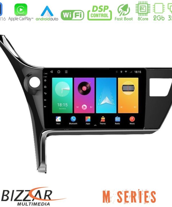 Kimpiris - Bizzar M Series 8Core Android16 2+32GB  Toyota Corolla 2017-2018 Navigation Multimedia Tablet 10"