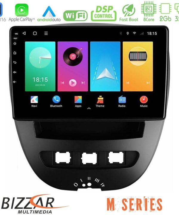 Kimpiris - Bizzar M Series 8Core Android16 2+32GB  Toyota Aygo/Citroen C1/Peugeot 107 Navigation Multimedia Tablet 10"