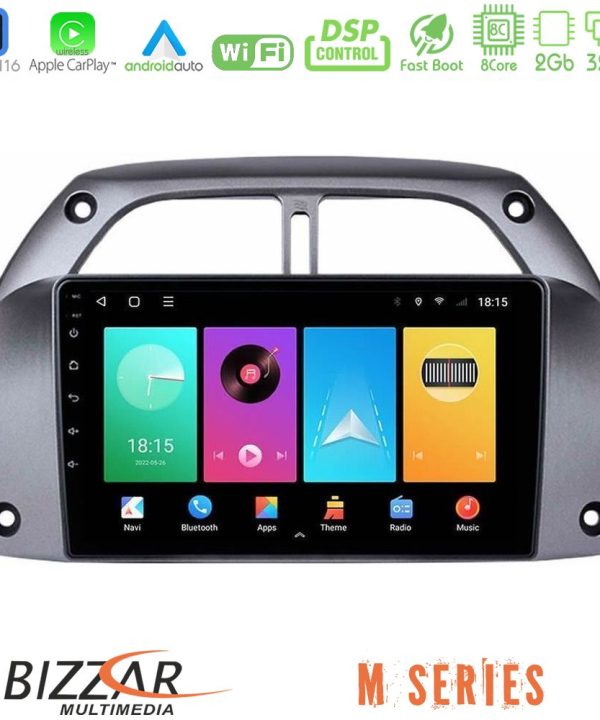 Kimpiris - Bizzar M Series 8Core Android16 2+32GB  Toyota RAV4 2001 - 2006 Navigation Multimedia Tablet 9"