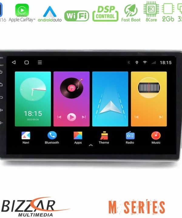 Kimpiris - Bizzar M Series 8Core Android16 2+32GB Toyota Verso 2009-2018 Navigation Multimedia Tablet 9"