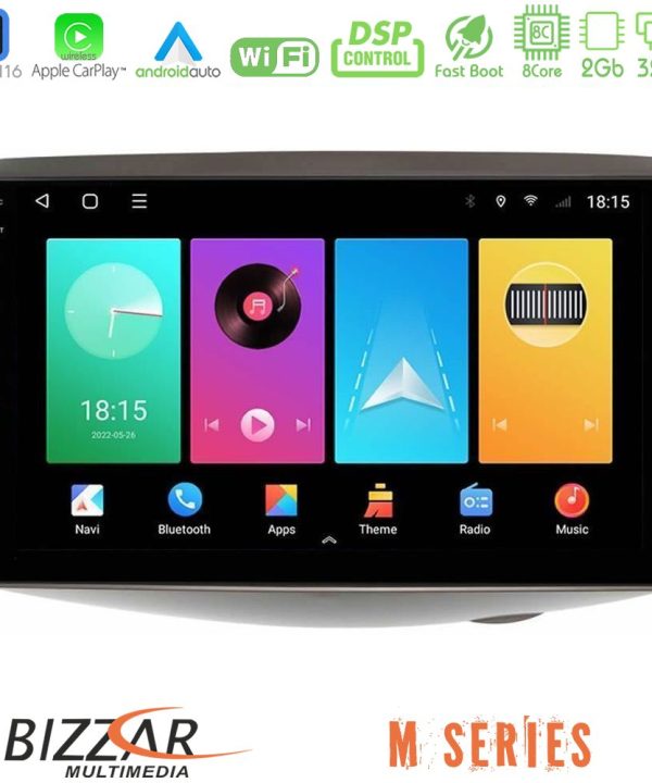 Kimpiris - Bizzar M Series 8Core Android16 2+32GB  Toyota Yaris 1999 - 2006 Navigation Multimedia Tablet 9"