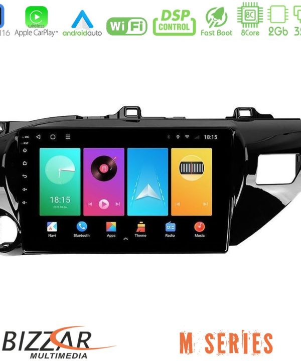 Kimpiris - Bizzar M Series 8Core Android16 2+32GB  Toyota Hilux 2017-2021 Navigation Multimedia Tablet 10"