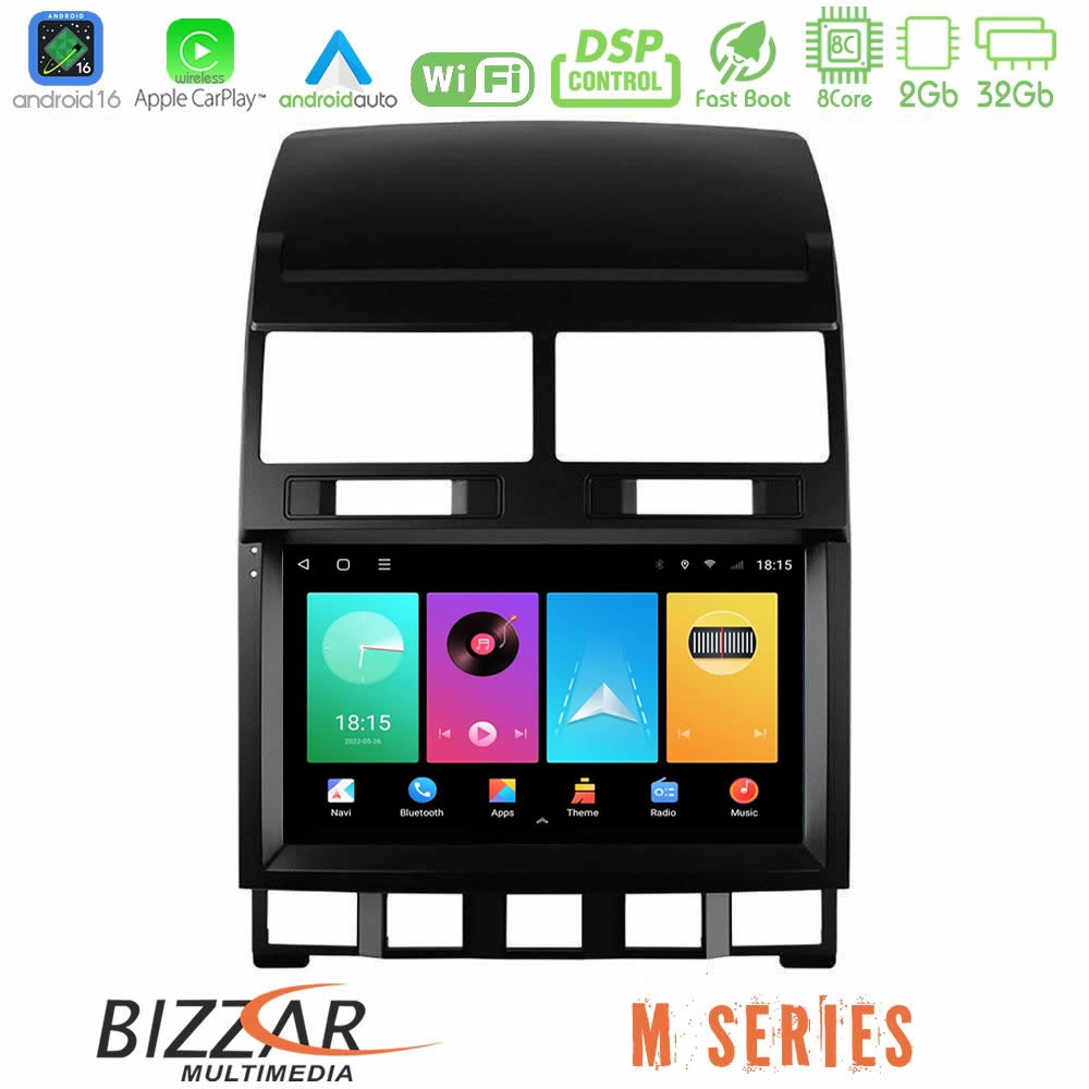 Kimpiris - Bizzar M Series 8Core Android16 2+32GB VW Touareg 2002 – 2010 Navigation Multimedia Tablet 9"