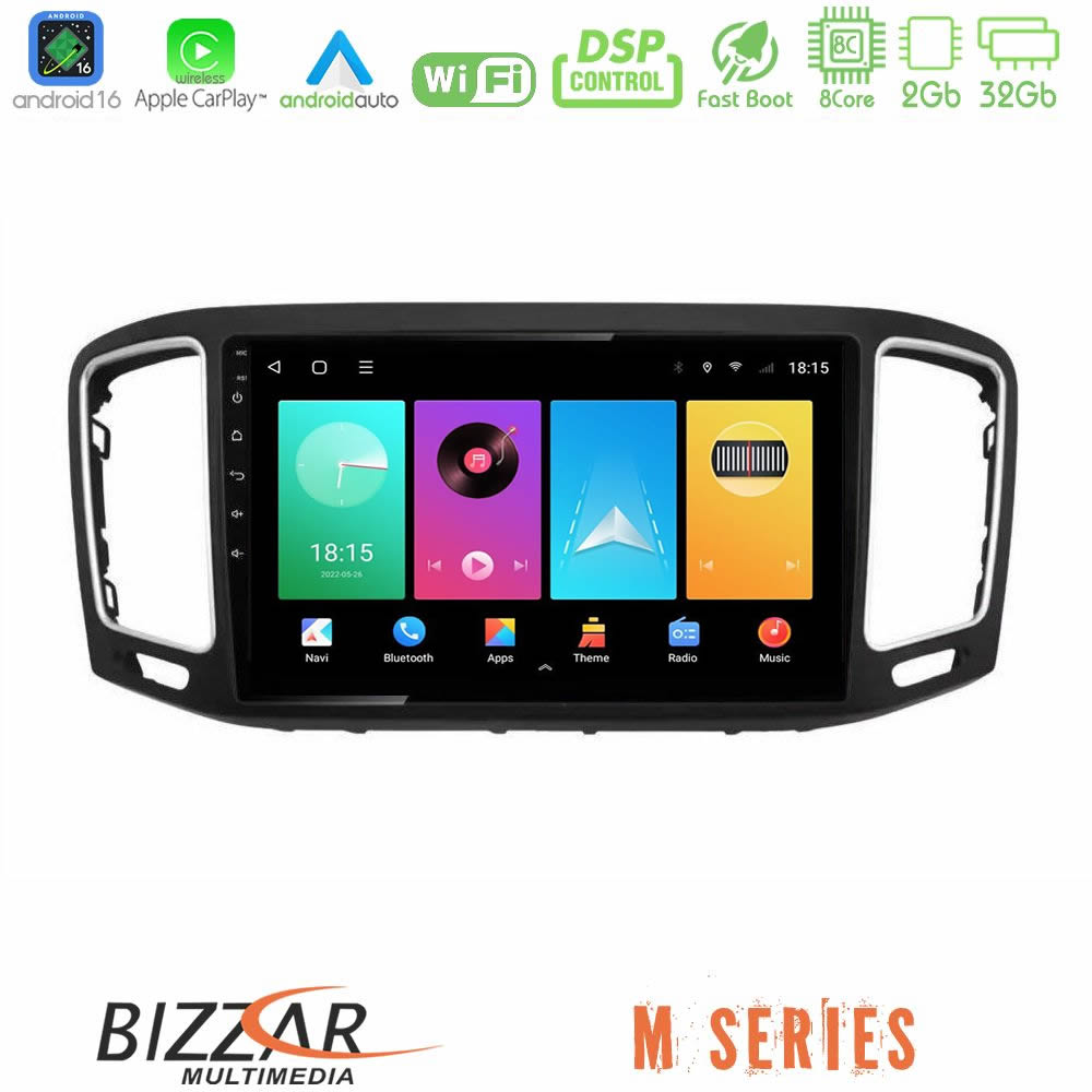 Kimpiris - Bizzar M Series 8Core Android16 2+32GB VW Sharan 2015-2023 Navigation Multimedia Tablet 9"