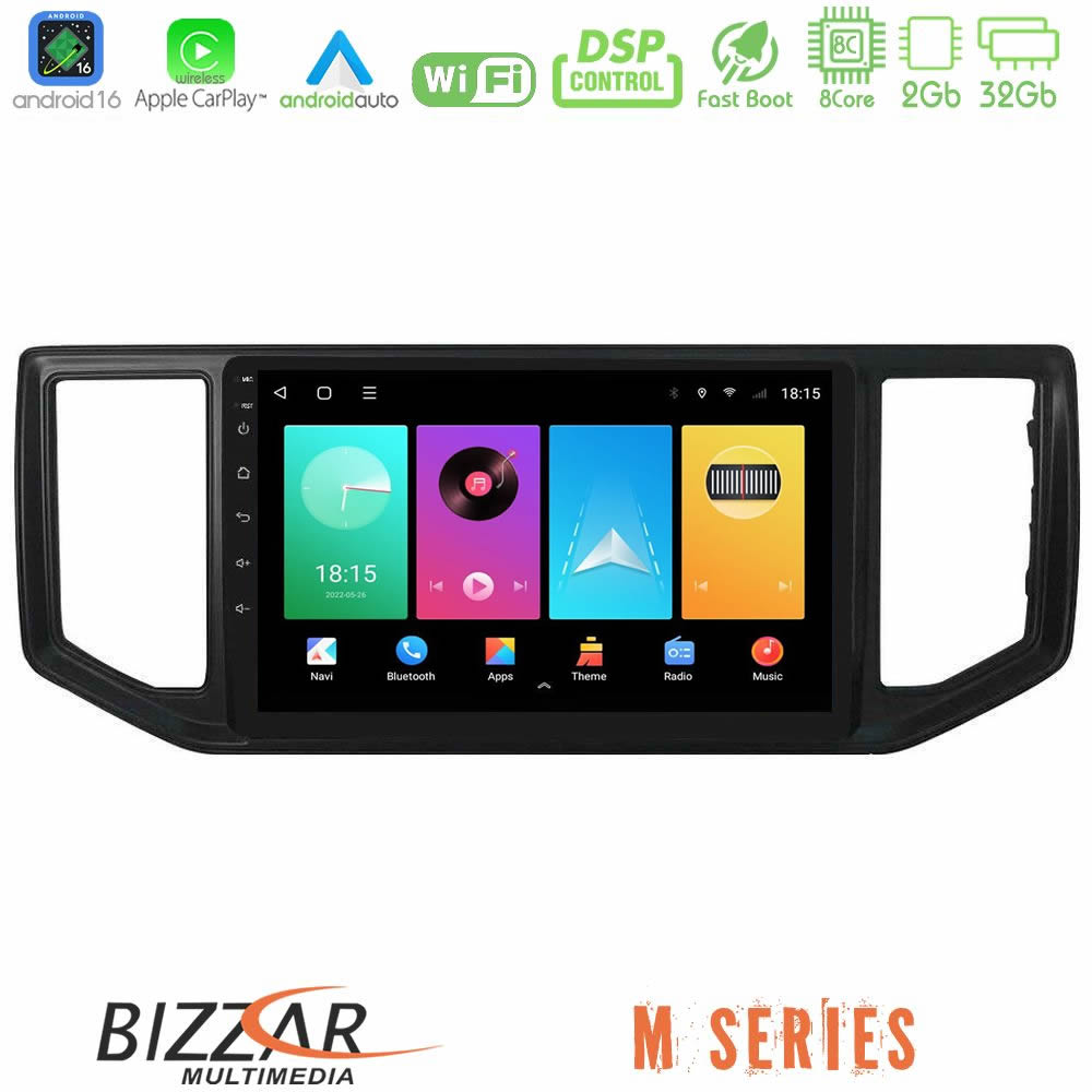 Kimpiris - Bizzar M Series 8Core Android16 2+32GB VW Amarok 2017-2022 Navigation Multimedia Tablet 9"