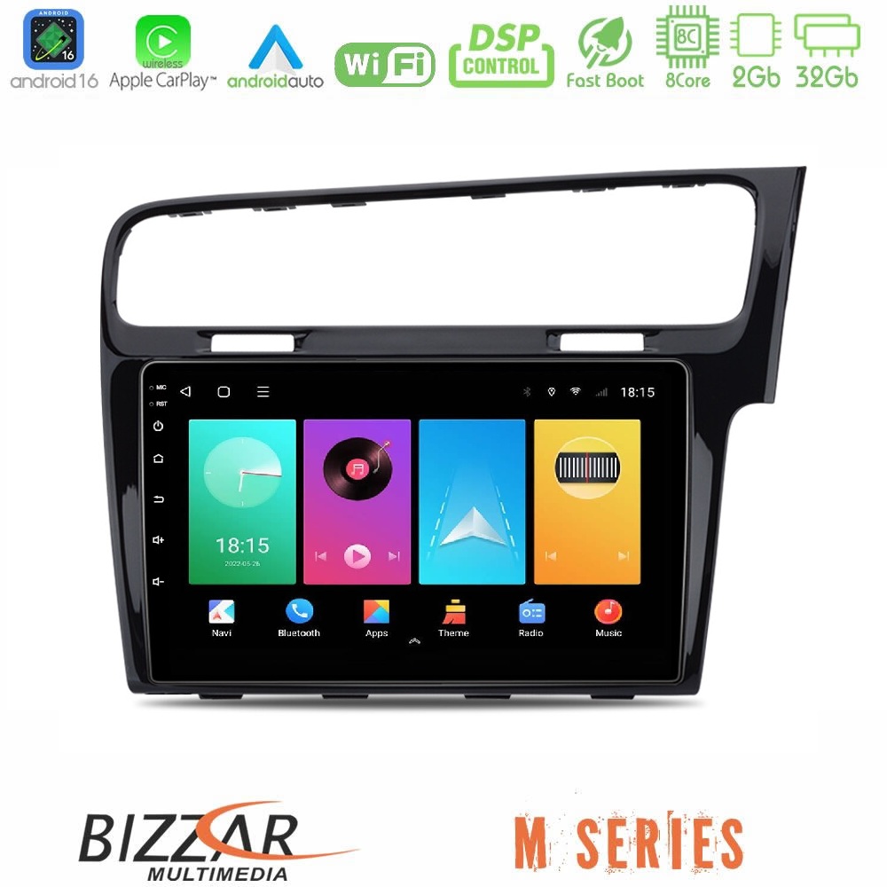 Kimpiris - Bizzar M Series 8Core Android16 2+32GB VW GOLF 7 RHD Navigation Multimedia Tablet 10"