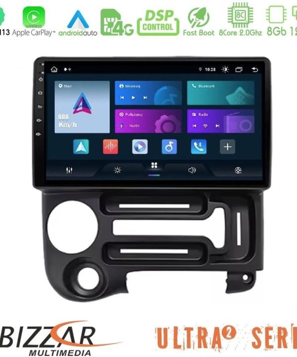 Kimpiris - Bizzar Ultra Series Hyundai Atos 1997 – 2010 8core Android13 8+128GB Navigation Multimedia Tablet 9"