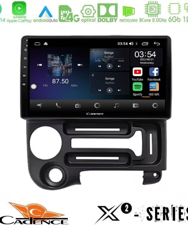 Kimpiris - Cadence X2 Series 8Core Android14 6+128GB Hyundai Atos 1997 – 2010 Navigation Multimedia Tablet 9"